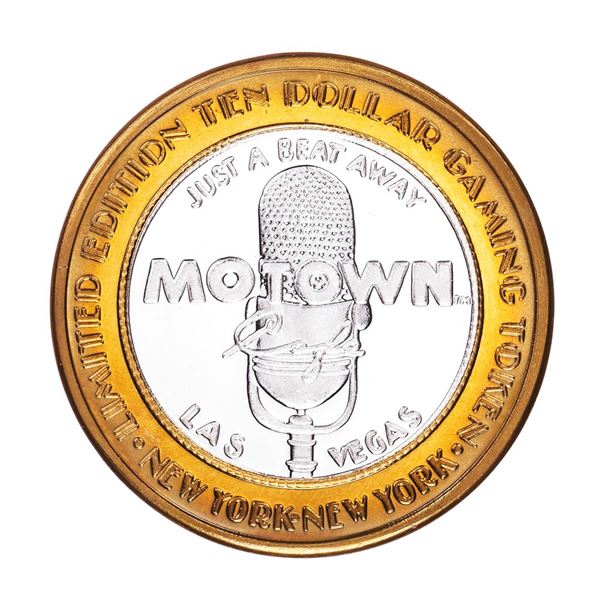 .999 Fine Silver New York New York Las Vegas, Nevada $10 Limited Edition Gaming Token