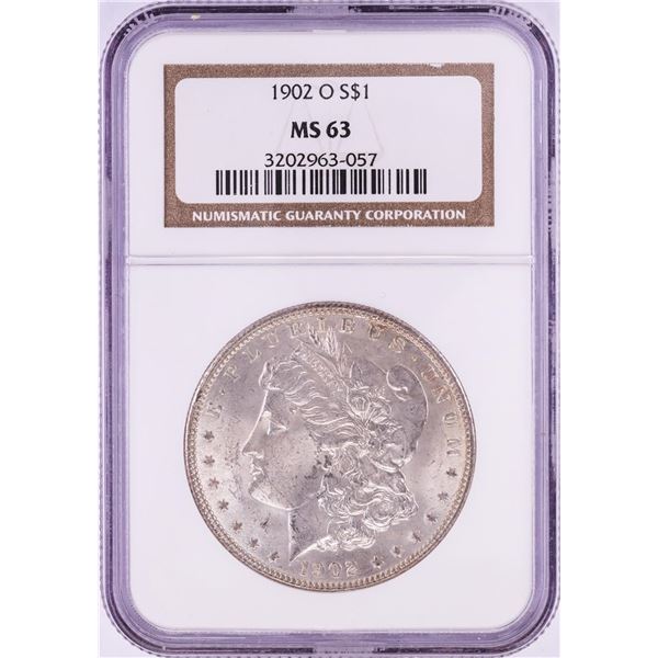 1902-O $1 Morgan Silver Dollar Coin NGC MS63