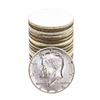 Image 1 : Roll of (20) Brilliant Uncirculated 1964 Kennedy Half Dollar Coins