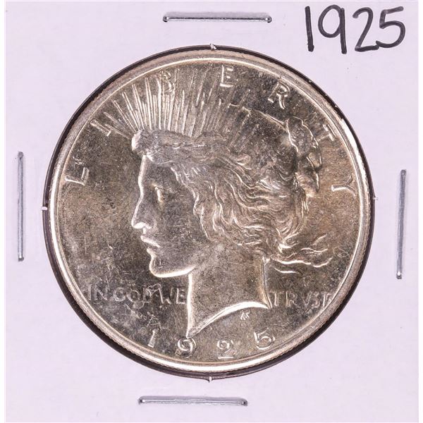 1925 $1 Peace Silver Dollar Coin