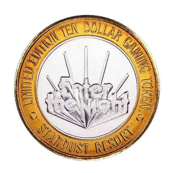 .999 Silver Stardust Resort Las Vegas $10 Casino Limited Edition Gaming Token
