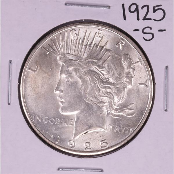 1925-S $1 Peace Silver Dollar Coin