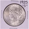 Image 1 : 1925-S $1 Peace Silver Dollar Coin