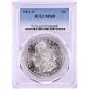 Image 1 : 1881-S $1 Morgan Silver Dollar Coin PCGS MS65 Nice Toning