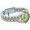 Image 6 : Rolex Ladies Two Tone MOP Diamond & Emerald Oyster Perpetual Datejust Watch