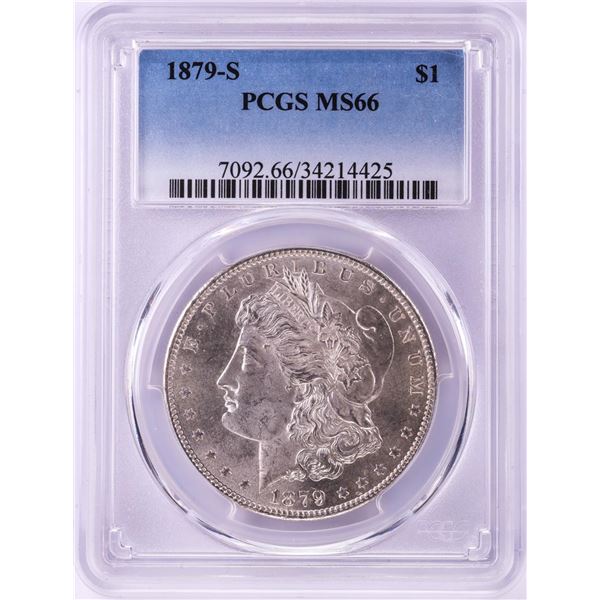 1879-S $1 Morgan Silver Dollar Coin PCGS MS66
