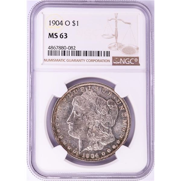 1904-O $1 Morgan Silver Dollar Coin NGC MS63