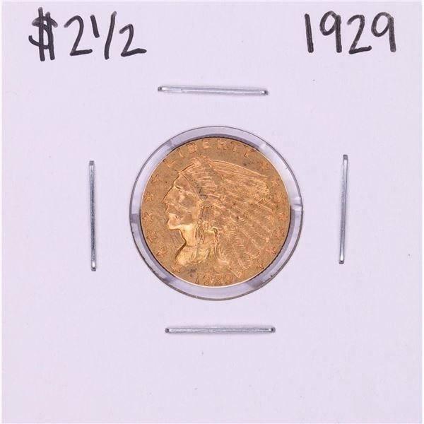 1929 $2 1/2 Indian Head Quarter Eagle Gold Coin