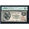 Image 1 : Serial # 1 - 1882BB $5 Troy, NY CH# 991 National Note CH# 991 PMG Ch. Very Fine 35EPQ