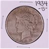Image 1 : 1934-S $1 Peace Silver Dollar Coin