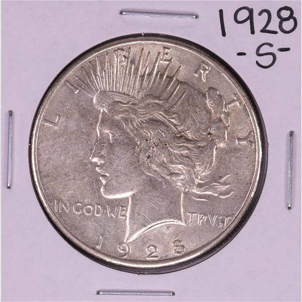 1928-S $1 Peace Silver Dollar Coin
