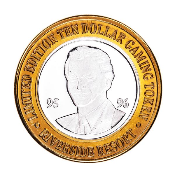 .999 Fine Silver Riverside Casino Laughlin, NV $10 Limited Edition Gaming Token