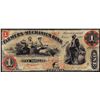 Image 1 : 1860 The Farmers and Mechanics Bank Savannah, Georgia Obsolete Banknote