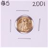 Image 1 : 2001 $5 American Eagle Gold Coin