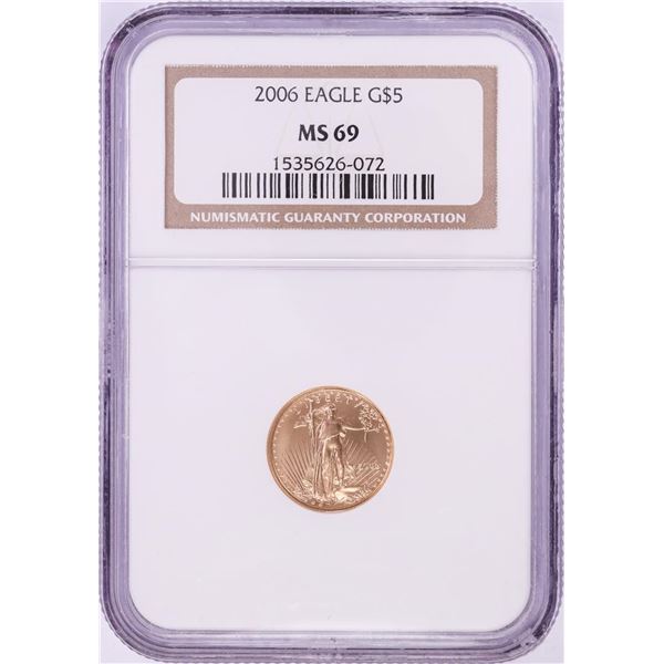 2006 $5 American Gold Eagle Coin NGC MS69