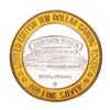 Image 2 : .999 Silver Bordertown Reno, Nevada $10 Casino Limited Edition Gaming Token