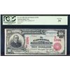 Image 1 : 1902 Red Seal $10 Catskill, NY CH# 1294 National Currency Note PCGS Very Fine 35