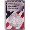 Image 1 : 2018-W $1 Proof American Silver Eagle Coin NGC PF69 Ultra Cameo Congratulations Flag