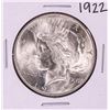Image 1 : 1922 $1 Peace Silver Dollar Coin