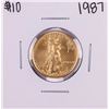 Image 1 : 1987 $10 American Gold Eagle Coin