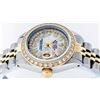 Image 4 : Rolex Ladies Two Tone MOP String Diamond Oyster Perpetual Datejust Wristwatch