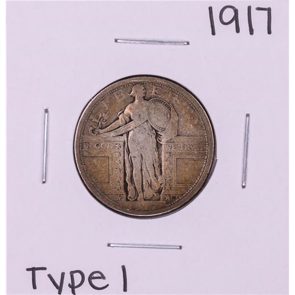 1917 Type 1 Standing Liberty Quarter Coin