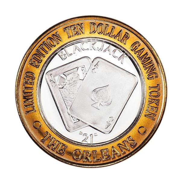 .999 Silver The Orleans Hotel & Casino Las Vegas, NV $10 Casino Token Limited Edition