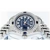 Image 4 : Rolex Ladies Stainless Steel Diamond & Sapphire Quickset Datejust Wristwatch