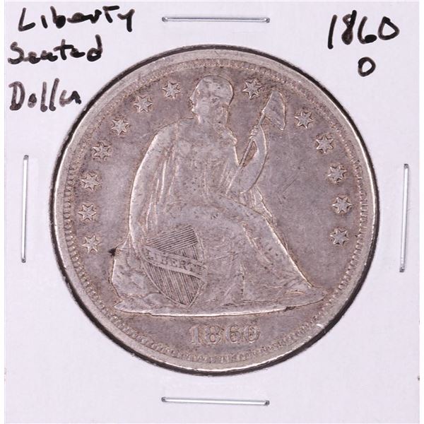 1860-O $1 Trade Silver Dollar Coin