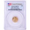 Image 1 : 2011 $5 American Gold Eagle Coin PCGS MS70 First Strike