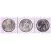 Image 2 : Lot of (3) 1922 $1 Peace Silver Dollar Coins