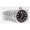 Image 4 : Rolex Men's Stainless Steel 36MM Black Diamond Datejust Watch