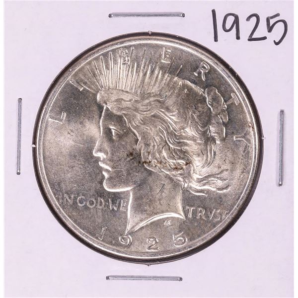 1925 $1 Peace Silver Dollar Coin