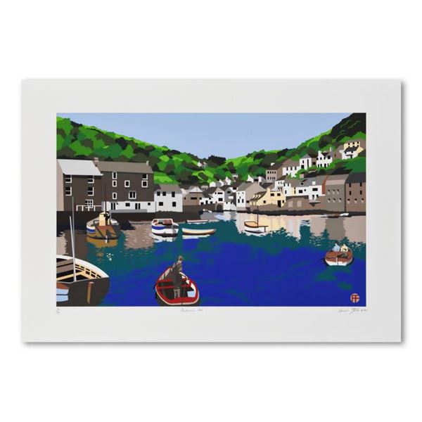 Armond Fields (1930-2008) "Fisherman's Cove" Limited Edition Serigraph