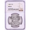 Image 1 : 1888 $1 Morgan Silver Dollar Coin NGC MS64