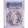 Image 1 : 1880-S $1 Morgan Silver Dollar Coin PCGS MS64