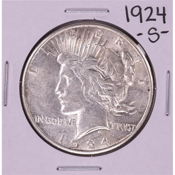1924-S $1 Peace Silver Dollar Coin