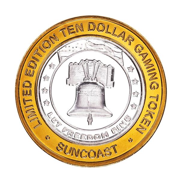 .999 Silver Suncoast Las Vegas, Nevada $10 Casino Limited Edition Gaming Token