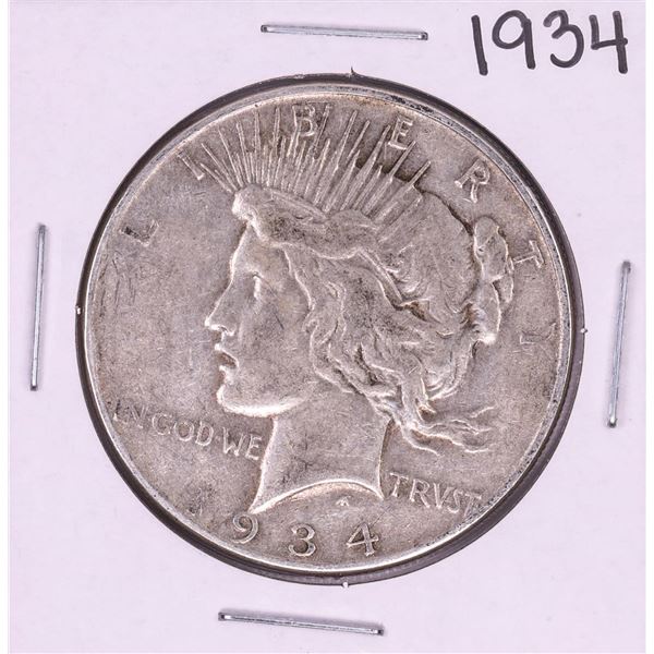 1934 $1 Peace Silver Dollar Coin