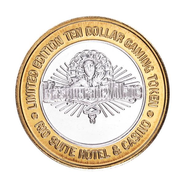 .999 Fine Silver Rio Las Vegas, Nevada $10 Limited Edition Gaming Token