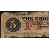 Image 2 : 1863 Fifty Cents The Union Bank Augusta, GA Obsolete Banknote