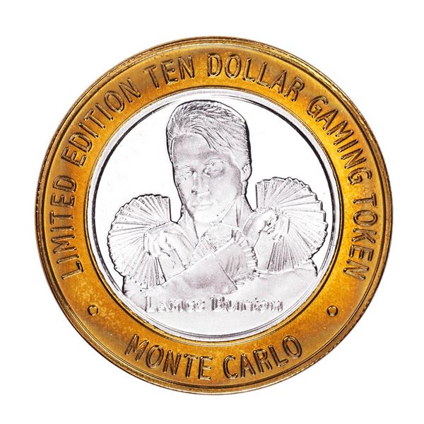 .999 Fine Silver Monte Carlo Las Vegas, Nevada $10 Limited Edition Gaming Token
