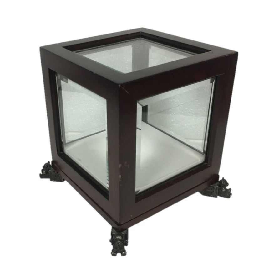 Bamboo Cube Shaped Shadow Box - Baby Theme , 6