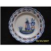 Quimper ware plate lady scallop #1849650
