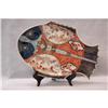Japanese  Imari  Porcelain  Fish  Plate #1849689