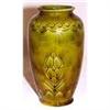 Majolica moss green vase #1849704