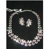 Weiss necklace & earrings: black diamond color #1849722