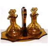 Cambridge Glass Oil & Vinegar Cruet Set  #1849765