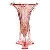 Image 1 : Art Deco 8.5in Pink Depression Glass Rocket #1849947