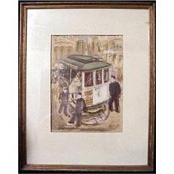 Marian Cunningham serigraph San Francisco #1850043